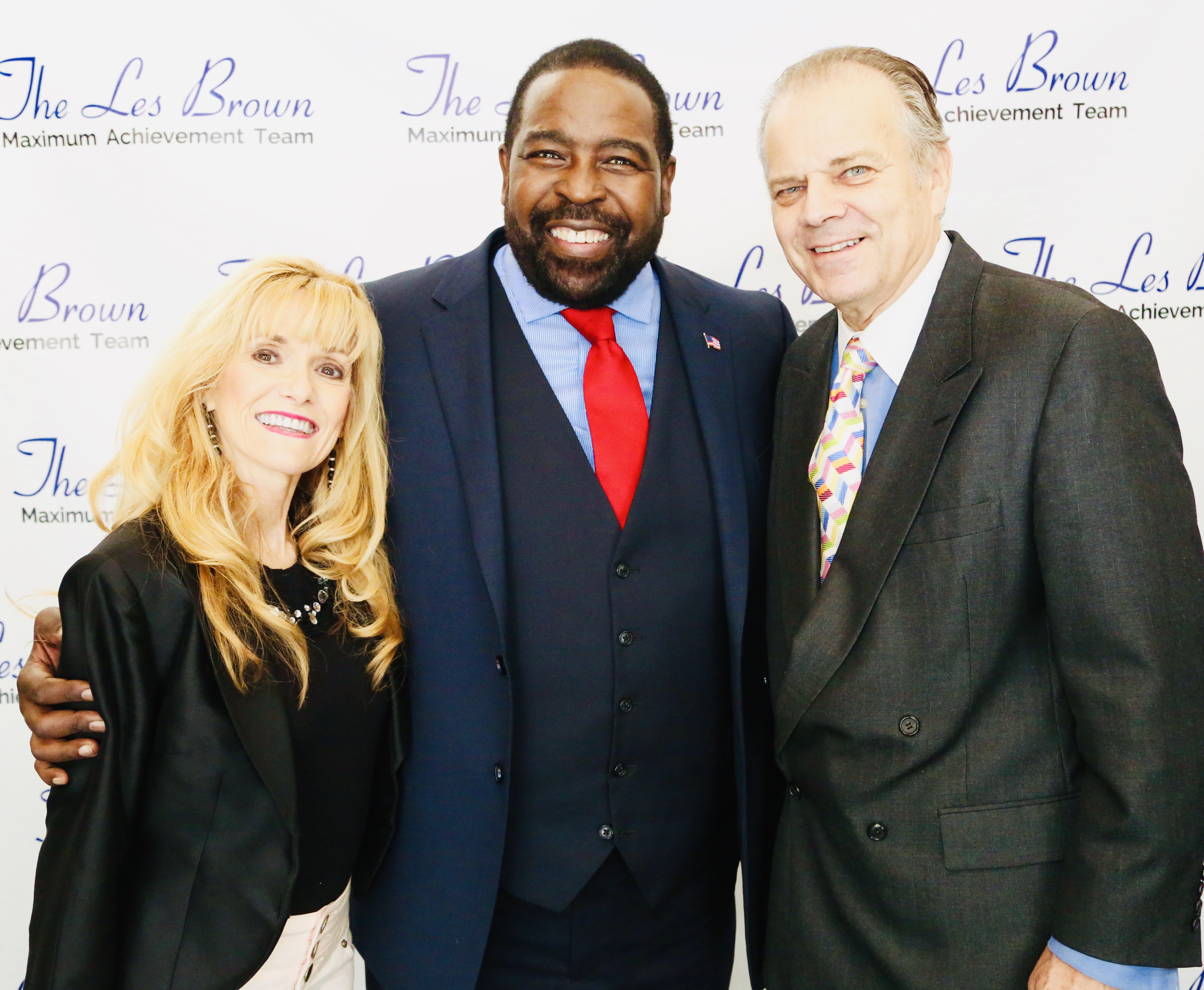Phil and Susan with Les Brown